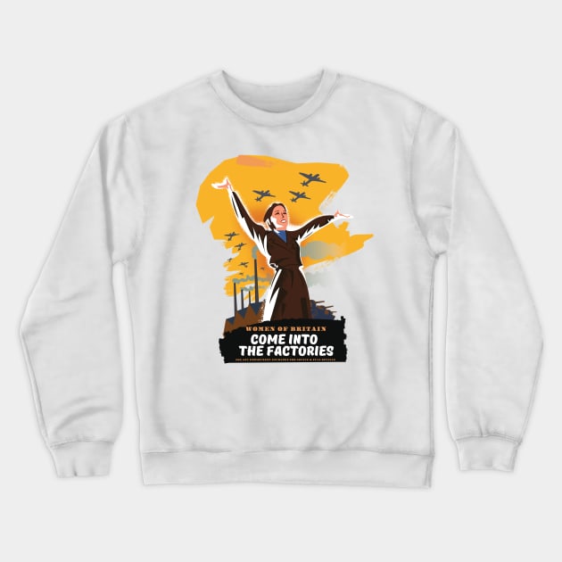 Come into the Factories Crewneck Sweatshirt by nickemporium1